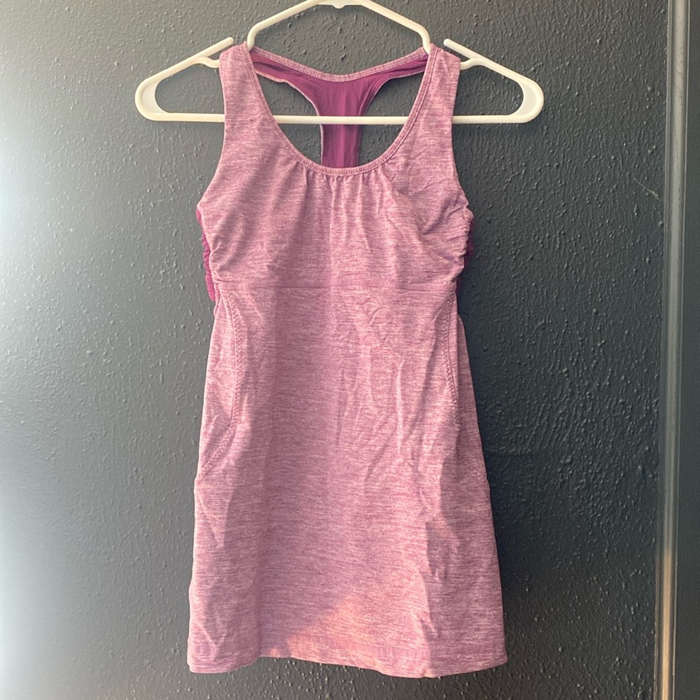 lululemon racer back tank. Beautiful purple color.
